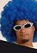 Ced - Perruque Luxe Afro Wig Bleue