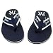 NEW YORK YANKEES OFFICIAL FLIP FLOP SANDALS SZ LARGE