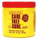 Care Free Curl Chemical Max Rearranger 16 oz. Jar (3-Pack) with Free Nail File