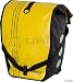 Civia Vert Stripes Waterproof Rear Pannier: Yellow
