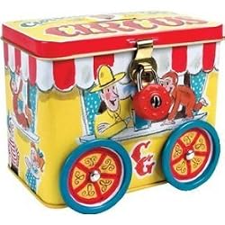 CURIOUS GEORGE TIN BANK BY SCHYLLING
