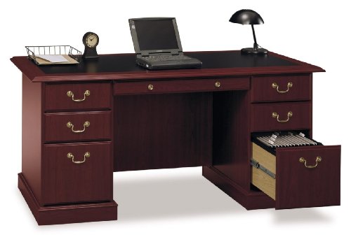Executive Manager's Desk (Harvest Cherry) (31 h x 66 w x 29.5 d)