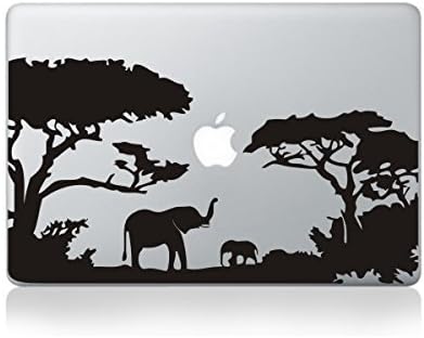 Elephant Tree Macbook Decals Macbook Pro Decal Stickers Mac Air for Apple Macbook