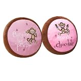 Bobby Jack Burst My Bubble Round Pillow - Multi - D16"