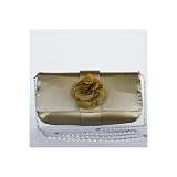 PAULA SOLER Clutch bag 100025126 bronze