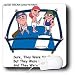 Londons Times Funny Society Cartoons - The Cribs - Mouse Pads