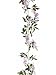 Club Pack of 12 Artificial Lavender Wisteria Silk Flower Garlands 5.5'