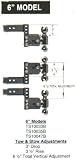 Tow Stow Receiver Hitch - Double Ball Mount, 1 7/8", 2" balls