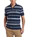 Nautica Mens Short Sleeve Striped Polo Shirt