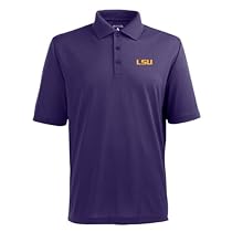 LSU Pique Xtra Lite Polo Shirt (Team Color) - Small
