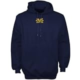 Antigua Michigan Wolverines Navy Blue Goalie Hoody Sweatshirt