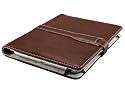 M-Edge Prodigy Genuine Leather Kindle Jacket with Hinge (Fits 6" Display, Latest Generation Kindle), Smooth Mocha Brown
