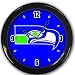 Seattle Seahawks Wall Clock Black Great Unique Gift Idea
