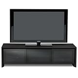 BDI Casata 8627, Triple Wide Low Enclosed Cabinet ( Black Stained Oak)