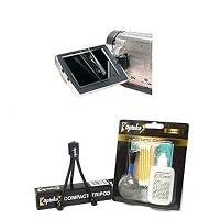 Opteka Digital Camera / Camcorder Lens Cleaning Kit, Tabletop Tripod, & LCD Screen Protectors