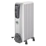 DeLonghi MG7307CM Oil-Filled Portable Radiator with ComforTemp Technology, White