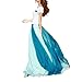 TopTie Giant Swing Full Circle Skirt, Flowing Maxi Skirt BLUE-S