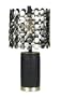 Candice Olson Sydney Accent Lamp, Abalone Shade and Resin Base, 10-Inch by 22-Inch