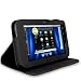 Dell Streak 7 Android 4G WiFi Leather Composite Folio Stand Case Cover, Black