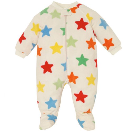 star blanket sleeper(win white 0-3mos)