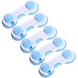 DEHANG チャイルドロック セーフティー ロック 多目的ストッパー ベビーガード ドアストッパー 食器棚/冷蔵庫/引き出し/戸棚/ワードローブロック(5個セット)