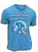 Junk Food Vintage Captain America Blueberry Blue Adult T-Shirt Tee