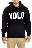 YOLO Black Pullover Hoodie