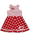 Le Top Puppy Love Red Sleeveless Polka-Dot Dress