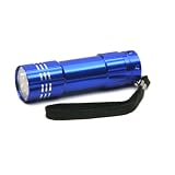 Dorcy 41-6245 3AAA 9 LED Aluminum Flashlight with Batteries, Assorted Colors