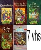 the greatest adventure stories from bible set 7 vhs : The Greatest Adventure Stories From the Bible, Greatest Adventure: Joshua & Battle Jericho, Greatest Adventure: Creation, The Nativity, The Easter Story, Greatest Adventure, Queen Esther, Daniel and the Lions' Den