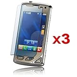3 Pack of Premium Crystal Clear Screen Protectors for LG Chocolate Touch VX8575