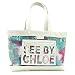(シーバイクロエ)SEE BY CHLOE ミディアム クリアトートバッグ ZIP FILE 9S7142 N49 348 COTTON CANDY NORTH ホワイトXピンクXブルー系マルチカラー 並行輸入品