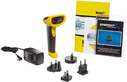 Wasp WWS550I Freedom Wireless Barcode Scanner with USB Base, 5 mil Resolution, 230 scan/s Scan Rate, 3.4 VDC On Sale