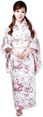 Tailloday (TM) Womens Kimono Japanese Dress One Size- Purple Flower
