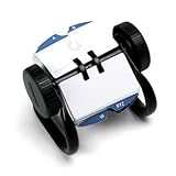 Rolodex 66700 Rolodex Open Rotary Card File, 250 1-3/4 x 3 1/4 Cards, 24 Guides, Black Finish
