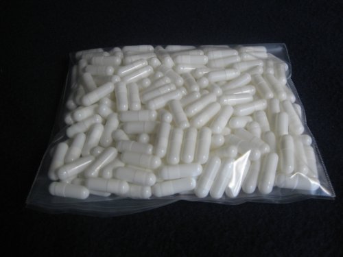 HealthViaNature 1000 Empty White Gelatin Capsule Size 00