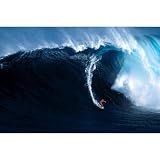 Perfect Wave (Surfing Big Wave) Art Poster Print - 36x24