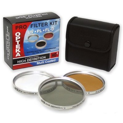 Opteka HD 3 Piece (UV, PL, FL) Filter Kit for Sony HDR-CX7, HDR-HC9, HDR-SR5, HDR-SR12, HDR-CX12, HDR-SR11 Digital Camcorder