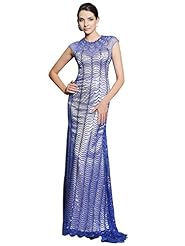 Silk Sequined Beaded Mermaid Homecoming Dress/Prom Dress/Wedding Party Dress  with a Brush/Sweep Train 