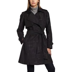 Buy ABS by Allen Schwartz Ladies Geom Plaid Wrap Trench Coat by A.B.S Allen Schwartz