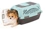 Petmate 21087 Pet Taxi Fashion Dog Crate, Small, Blue Air/Coffee Grounds Brown