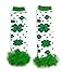 Rush Dance Flowery Shamrock St Patrick's Day Baby/Toddler Chiffon Leg Warmer