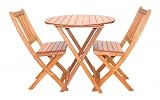 3-Piece Set - Round Table with 2 Chairs - K-53504-53503-2