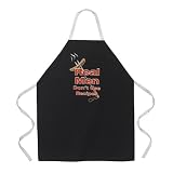 Real Men Don��t Use Recipes Apron - Black