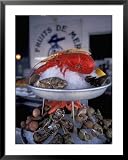 Fruits de Mer, St. Martin, Il De Re, France Cuisine Framed Art Poster Print by Nik Wheeler, 31x39