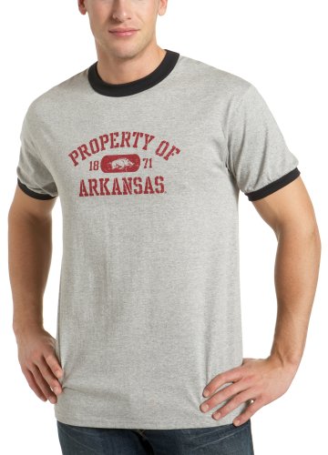 Arkansas Razorbacks Oxford Ringer T-Shirt