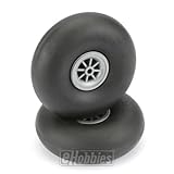 Du-Bro 325R 3-1/4" Diameter Smooth Surface Wheel (2-Pack)