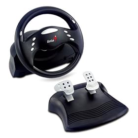 Genius Speed Wheel 3, USB, PC wheel. High-Speed Racing Wheel System for PC games. by Genius