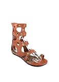 Cut-Out Toe Strap Gladiator Sandal