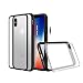 RhinoShield Modular Case for iPhone Xs Max [Mod NX] | Customizable Shock Absorbent Heavy Duty Protective Cover - Compatible w/Wireless Charging & Lenses - Shockproof Black Bumper w/Clear Back